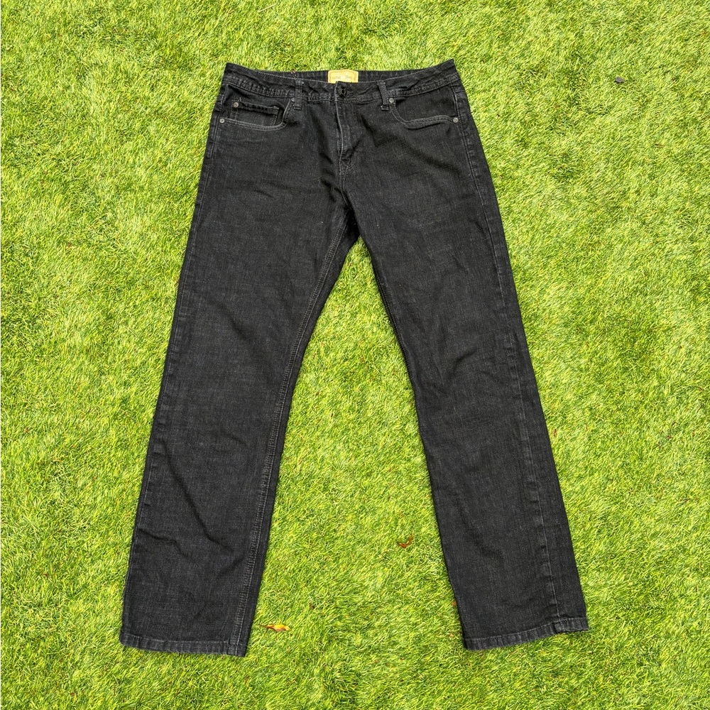 Native Striaght Black Jeans